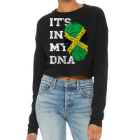 It's In My Dna Jamaica Genetic Jamaican Roots Jamaican Pride T Shirt Cropped Sweater | Artistshot