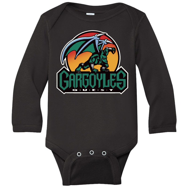 Gargoyle's Quest Long Sleeve Baby Bodysuit by saterseim | Artistshot