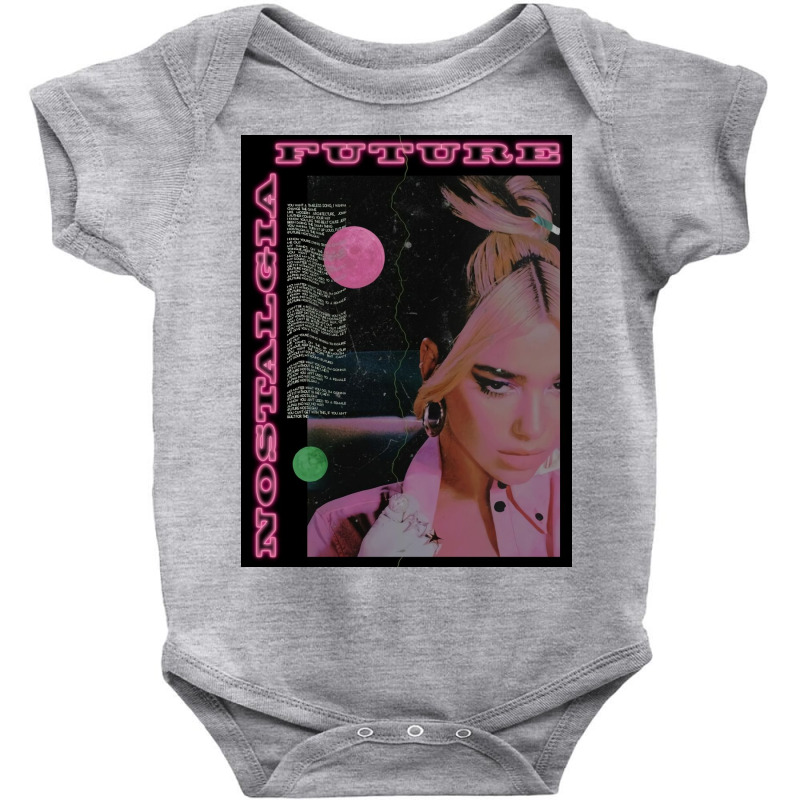 Dua Lipa Future Nostalgia Baby Bodysuit by Norman B | Artistshot