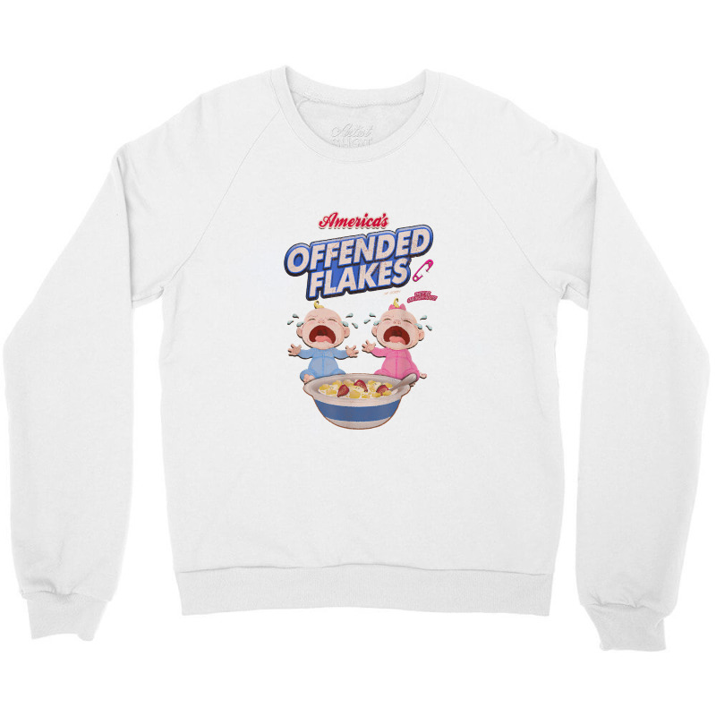 America's Offended Flakes Funny Snowflake Crewneck Sweatshirt by afganfahreza | Artistshot