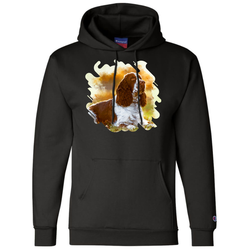 Dog English Cocker Spaniel Dog Digital Art Puppy Animal Paw Champion Hoodie by permad | Artistshot