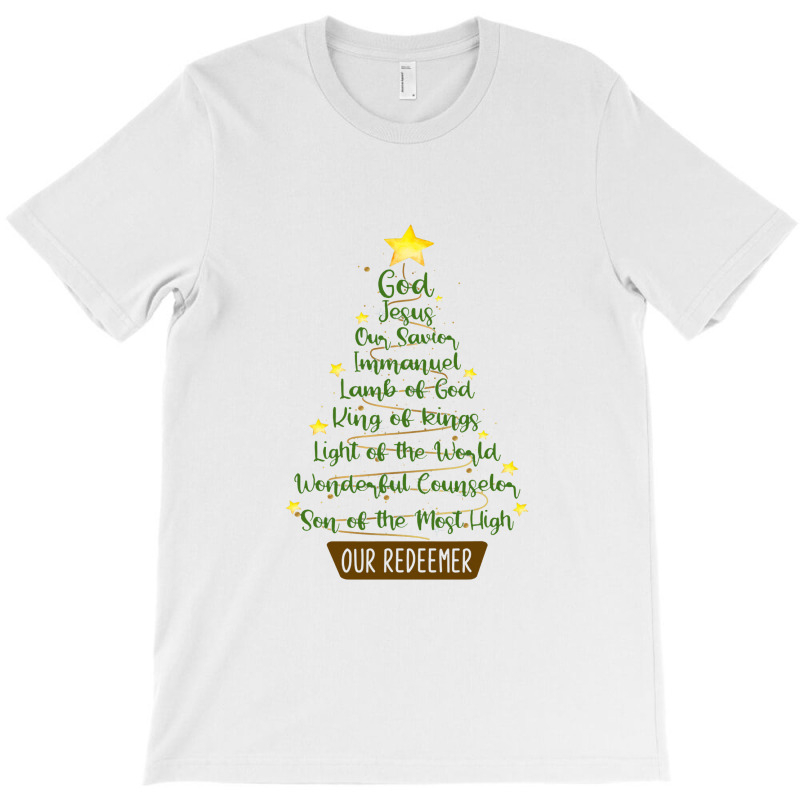 Christian Name Of Jesusour Saviorlamp Of Godking Of Kings Christmas T-Shirt by afganfahreza | Artistshot