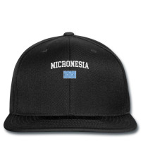 Retro Micronesia Flag Vintage Micronesian Flag Micronesian T Shirt Printed Hat | Artistshot