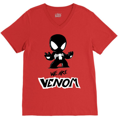 We Are Venom V-neck Tee Designed By Sbm052017