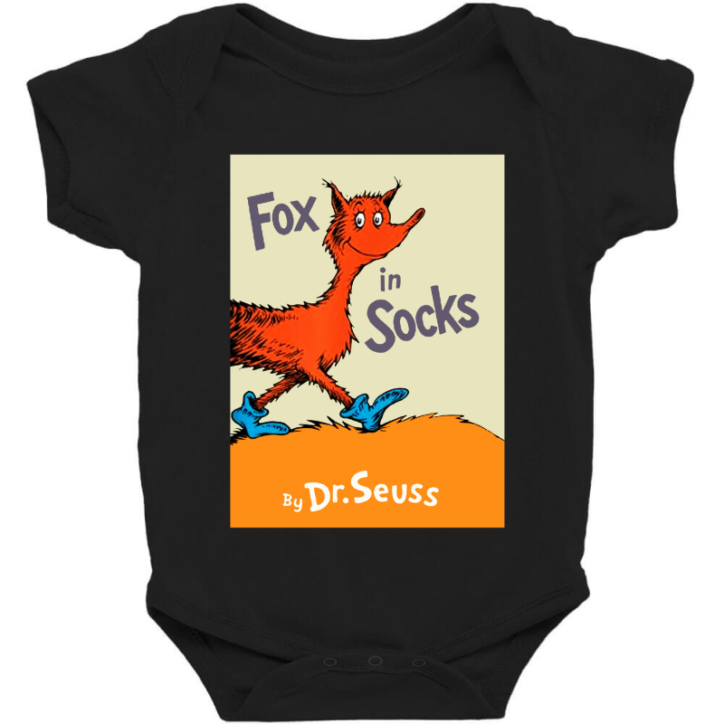 Dr. Seuss  In Socks Book Cover Baby Bodysuit by LemonTees | Artistshot