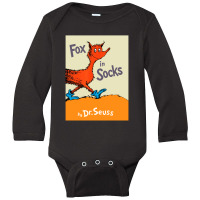 Dr. Seuss  In Socks Book Cover Long Sleeve Baby Bodysuit | Artistshot