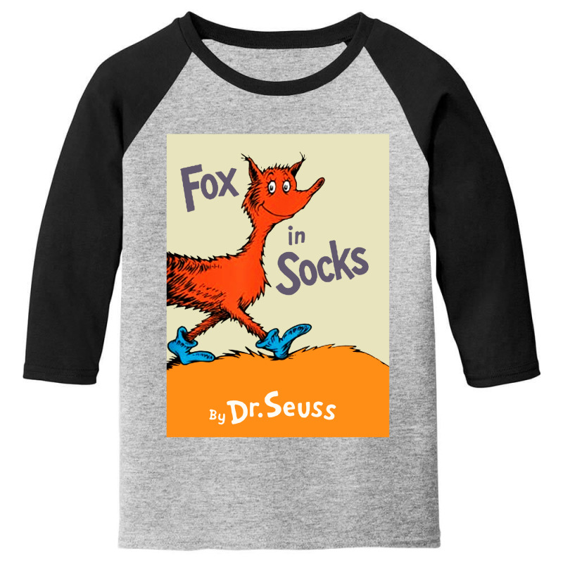 Dr. Seuss  In Socks Book Cover Youth 3/4 Sleeve by LemonTees | Artistshot