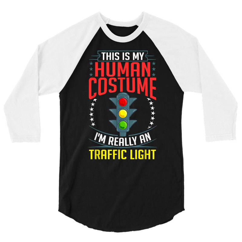 Traffic Light Sign Green Yellow Red Stop Stoplight T Shirt 3/4 Sleeve Shirt | Artistshot