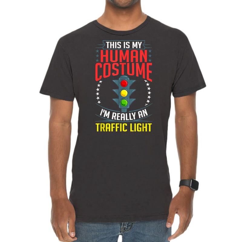 Traffic Light Sign Green Yellow Red Stop Stoplight T Shirt Vintage T-shirt | Artistshot