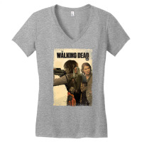 The Walking Dead Season 11b Key Art T Shirt Women's V-neck T-shirt | Artistshot