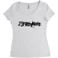 Filthy Note Record Women's Triblend Scoop T-shirt | Artistshot