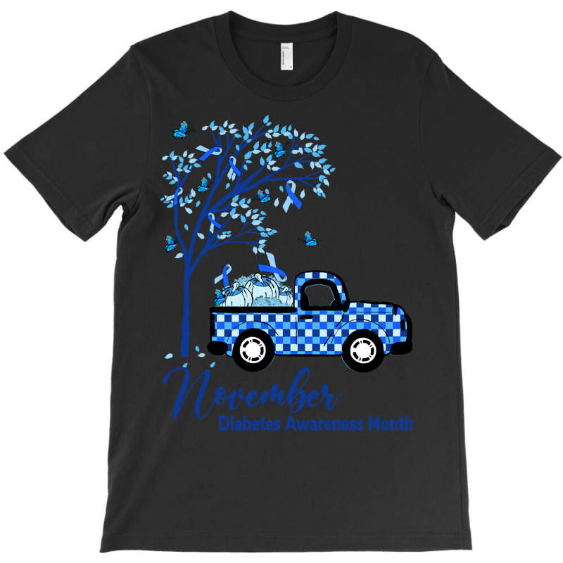 Diabetes Awareness Blue November Month 80 Diabetic Disease T-Shirt by stress | Artistshot