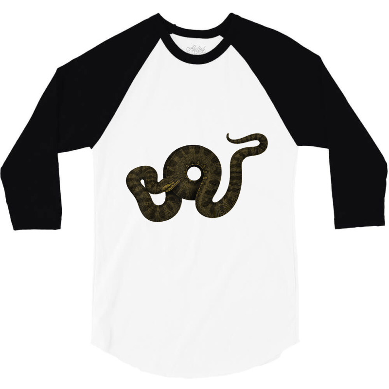 Anaconda Snake Tshirt For Men Women Boys Girls Kids 3/4 Sleeve Shirt by nbobatiga | Artistshot