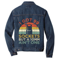 Mechanic I Got 99 Sockets But A 10mm Ain't One Funny Mechanic Men Denim Jacket | Artistshot