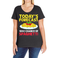 Spaghetti Pasta Noodles Sauce Recipes Italian Meatballs T Shirt Ladies Curvy T-shirt | Artistshot