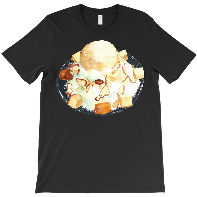 Korean Shaved Ice Bingsu T  Shirt Korean Almond Vanilla Bingsu Ice Cre T-Shirt by salesmanhuh | Artistshot