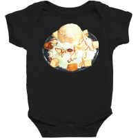 Korean Shaved Ice Bingsu T  Shirt Korean Almond Vanilla Bingsu Ice Cre Baby Bodysuit | Artistshot