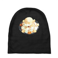 Korean Shaved Ice Bingsu T  Shirt Korean Almond Vanilla Bingsu Ice Cre Baby Beanies | Artistshot