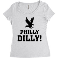 Philly Dilly Women's Triblend Scoop T-shirt | Artistshot