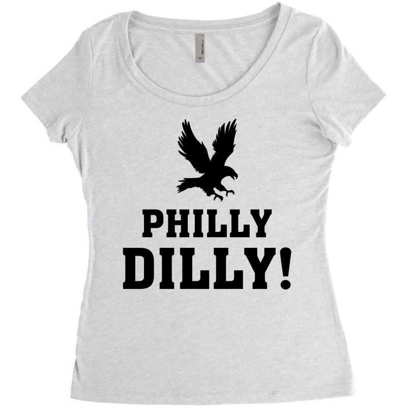 Philly Dilly Women's Triblend Scoop T-shirt by tshiart | Artistshot