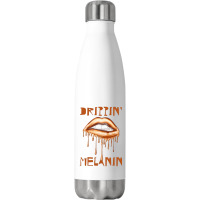 Drippin' Melanin Stainless Steel Water Bottle | Artistshot