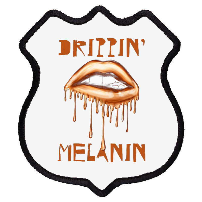 Drippin' Melanin Shield Patch | Artistshot