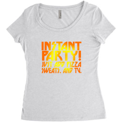 instant party girls Women's Triblend Scoop T-shirt | Artistshot