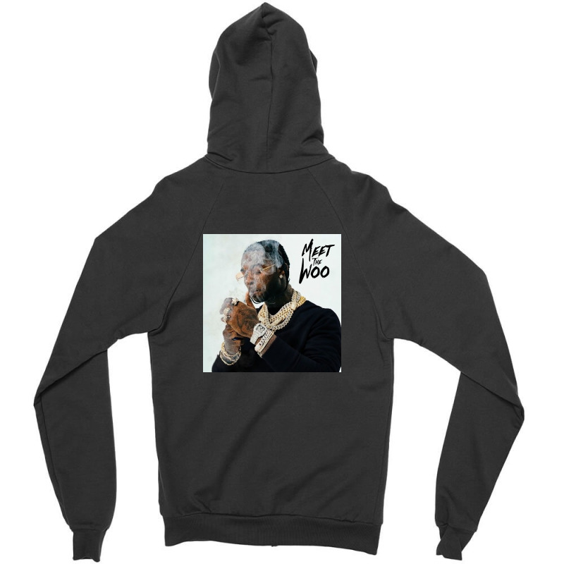 Smoke Man Zipper Hoodie | Artistshot