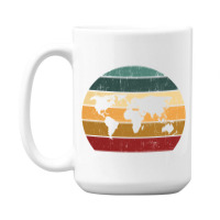 Cartography Retro Map   Geography Geographer Cartographer 15 Oz Coffee Mug | Artistshot