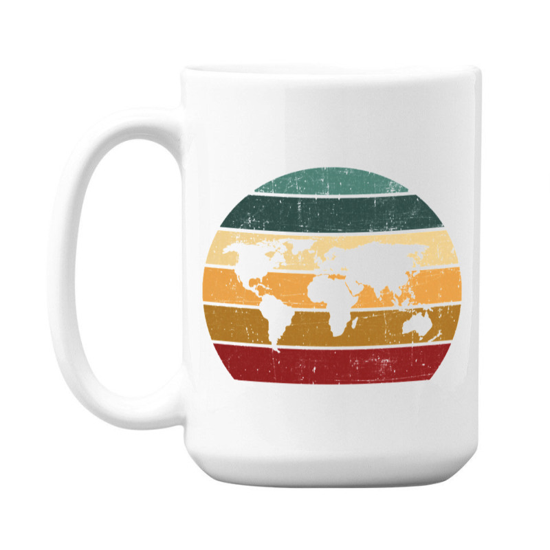 Cartography Retro Map   Geography Geographer Cartographer 15 Oz Coffee Mug | Artistshot