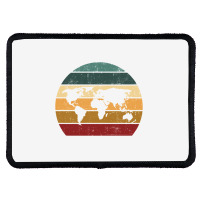 Cartography Retro Map   Geography Geographer Cartographer Rectangle Patch | Artistshot