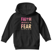 Faith Over Fear Youth Hoodie | Artistshot