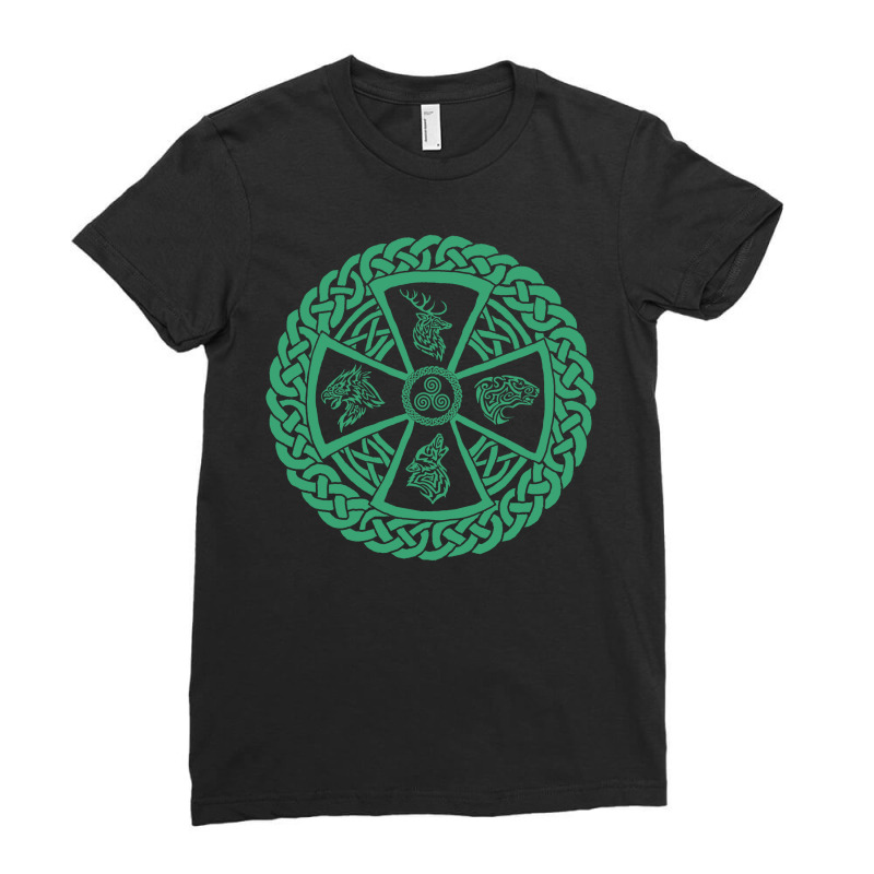 Celtic Nature Ladies Fitted T-shirt | Artistshot
