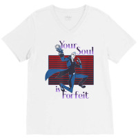 The Legend Of Vox Machina Percy Your Soul Is Forfeit T Shirt V-neck Tee | Artistshot