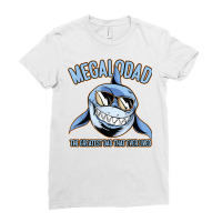 Megalodons Are My Spirit Animal Shark Prehistoric Megalodad T Shirt Ladies Fitted T-shirt | Artistshot