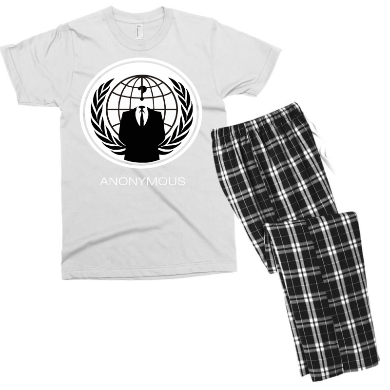 Anonymous Group Occupy Hacktivist Pipa Sopa Acta   V For Vendetta Men's T-shirt Pajama Set | Artistshot