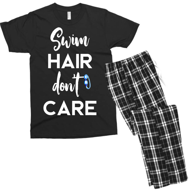 Swim Hair Don't Care T Shirt Cool Gift For Men Women Ad Kids Men's T-shirt Pajama Set | Artistshot