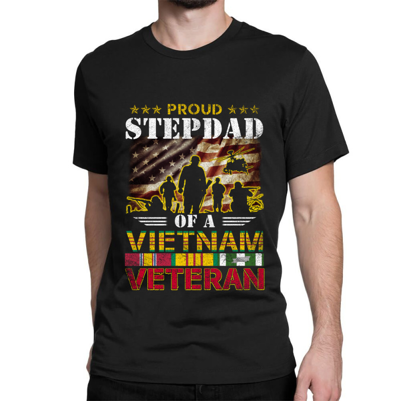 Vietnam Veteran Shirts Proud Stepdad-in-law Tees Men Boys Gifts Classic T-shirt | Artistshot