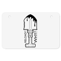 Construction Worker Tools Atv License Plate | Artistshot