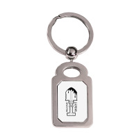 Construction Worker Tools Silver Rectangle Keychain | Artistshot