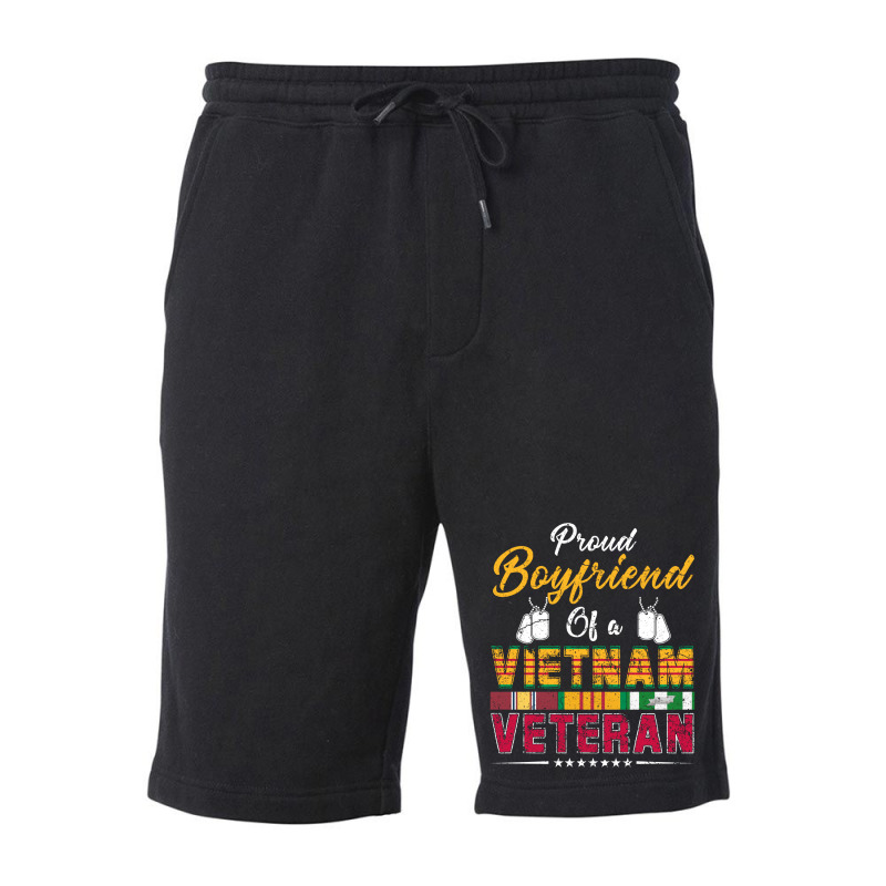 Vietnam Veteran Shirts Proud Boyfriend Tees Men Boys Gifts Fleece Short | Artistshot