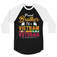 Vietnam Veteran Shirts Proud Brothertees Men Boys Gifts 3/4 Sleeve Shirt | Artistshot