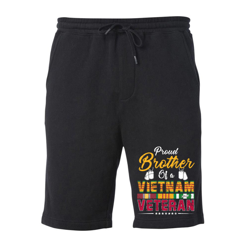 Vietnam Veteran Shirts Proud Brothertees Men Boys Gifts Fleece Short | Artistshot