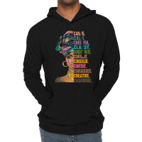 Black History Month I Am Black And Proud Lightweight Hoodie | Artistshot