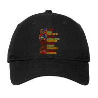 Black History Month I Am Black And Proud Adjustable Cap | Artistshot