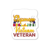 Vietnam Veteran Shirts Proud Stepmomtees Men Boys Gifts Sticker | Artistshot