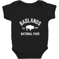 Womens Badlands National Park Buffalo South Dakota Nature Outdoors Baby Bodysuit | Artistshot