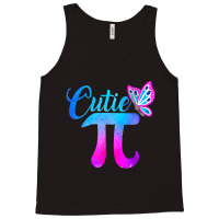 Cute & Funny Cutie Pi Math Pie Butterfly Adorable Math Pun Tank Top | Artistshot