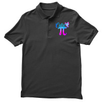 Cute & Funny Cutie Pi Math Pie Butterfly Adorable Math Pun Men's Polo Shirt | Artistshot