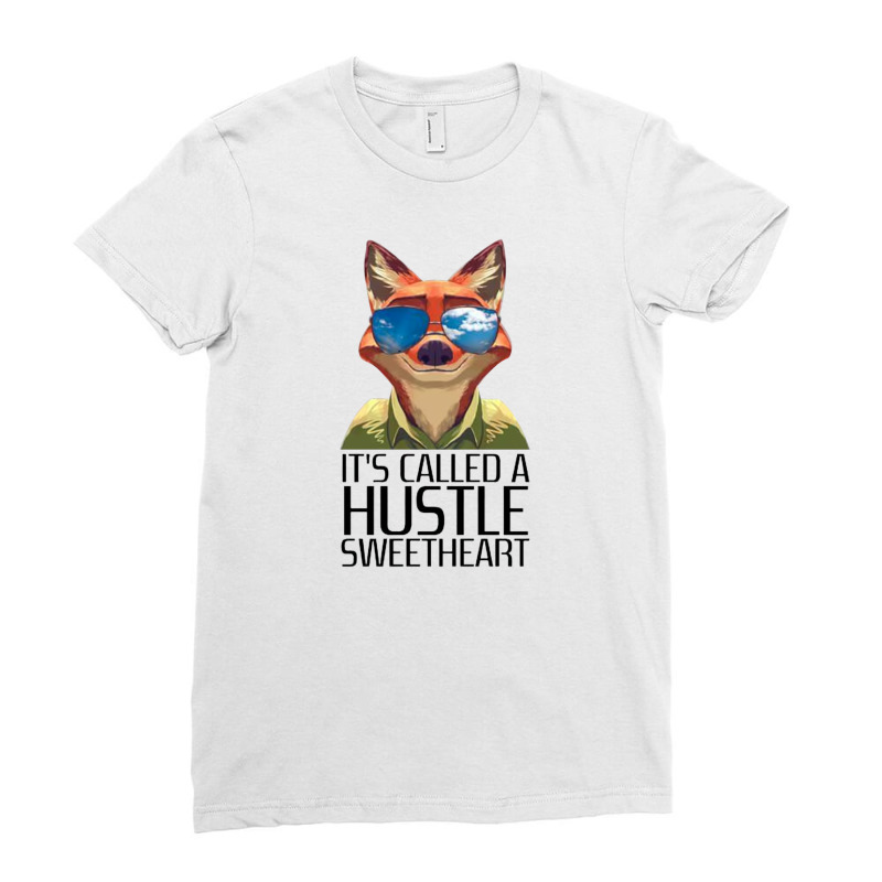 It's Called A Hustle Sweetheart Zootopia Ladies Fitted T-Shirt by edinusan | Artistshot